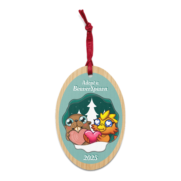 Adopt a BeaverSpawո Ornament 2025 product image (2)