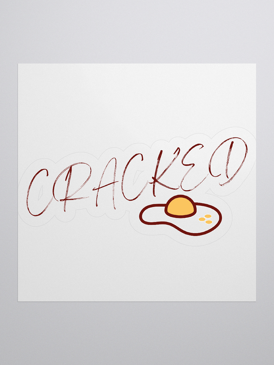 Cracked (Book Boyfriends Wanted) Sticker product image (2)