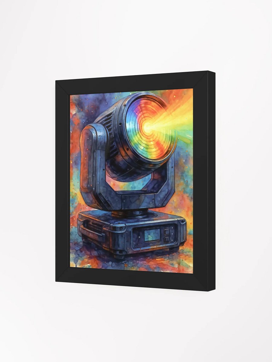 Theatrically Jerry: Abstract Prism Watercolor Moving Head Light Print product image (18)