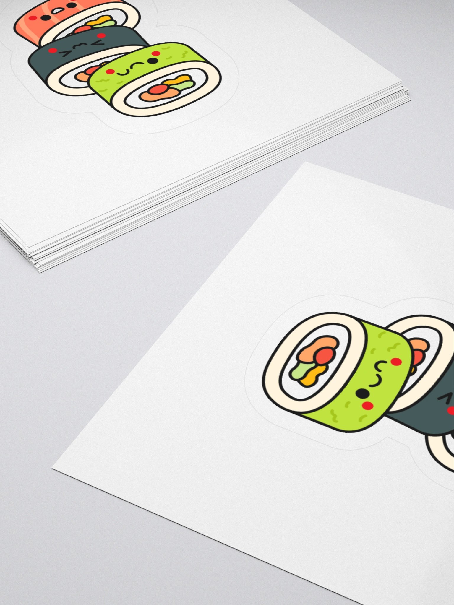 Kawaii Sushi Roll Sticker product image (13)