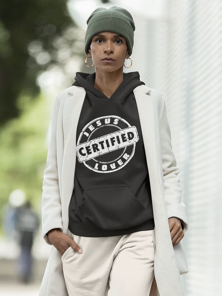 Certified Jesus Lover Stamp Hoodie product image (1)