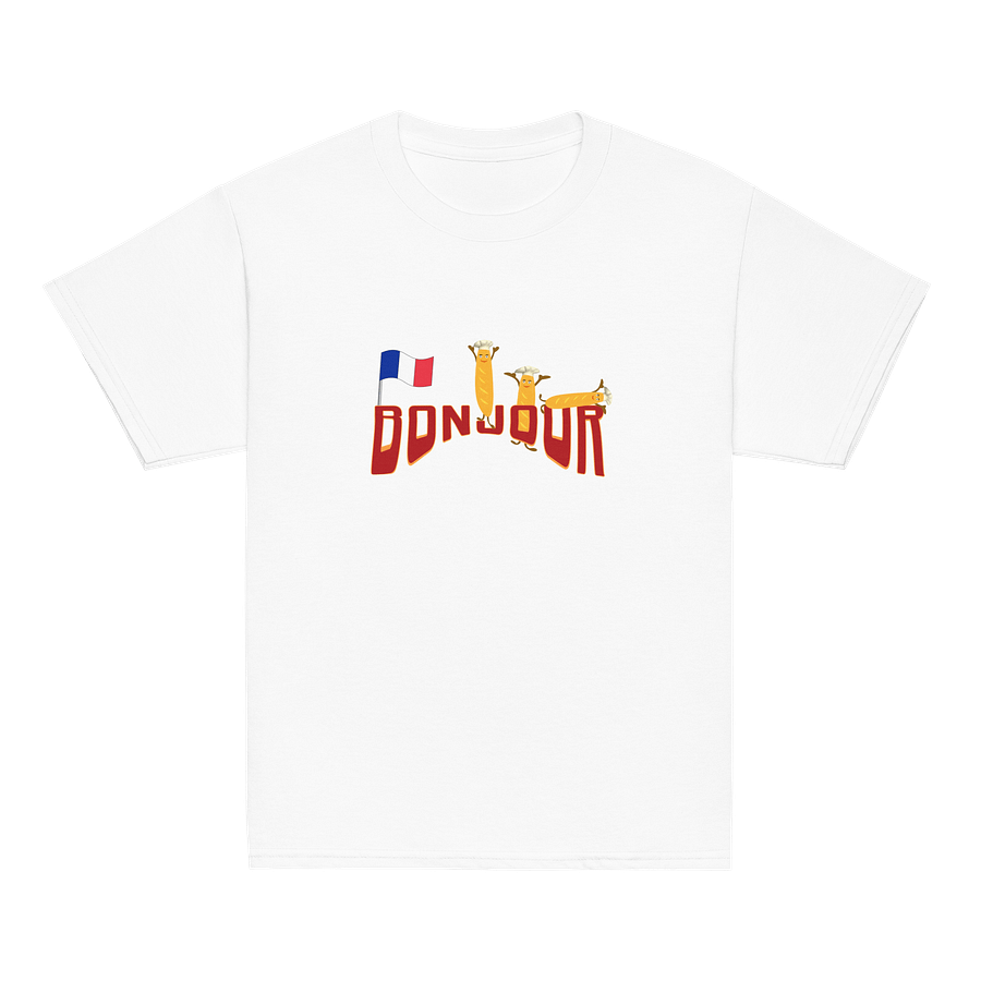 Bonjour Baguette Kids Tee product image (52)