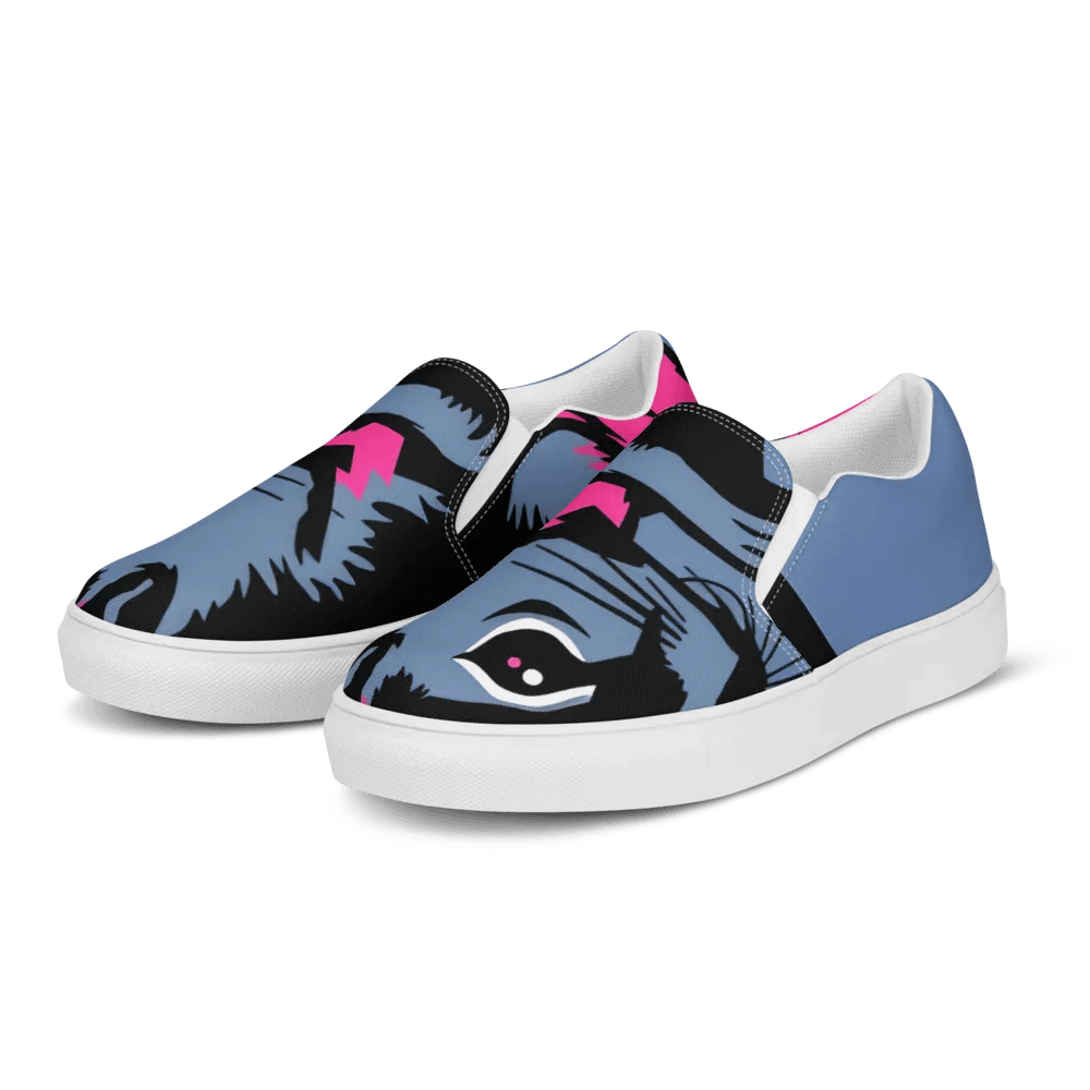 Women's graffiti style canvas Squirrel Chic Slip-On shoes product image (3)