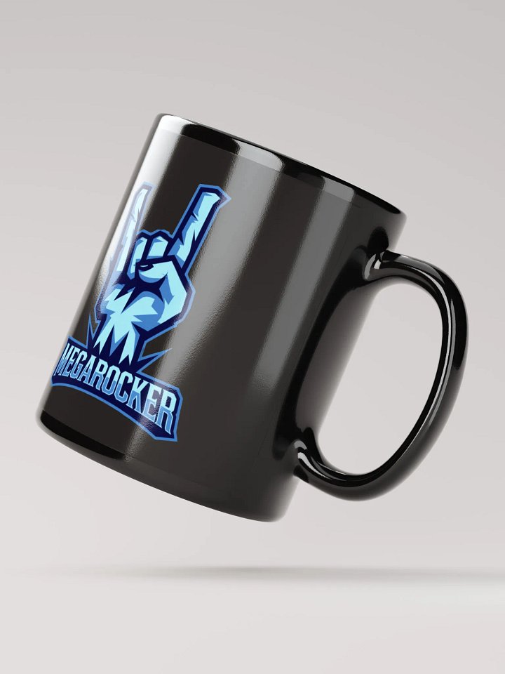 MegaRocker Horns Up Blue Logo Mug product image (2)