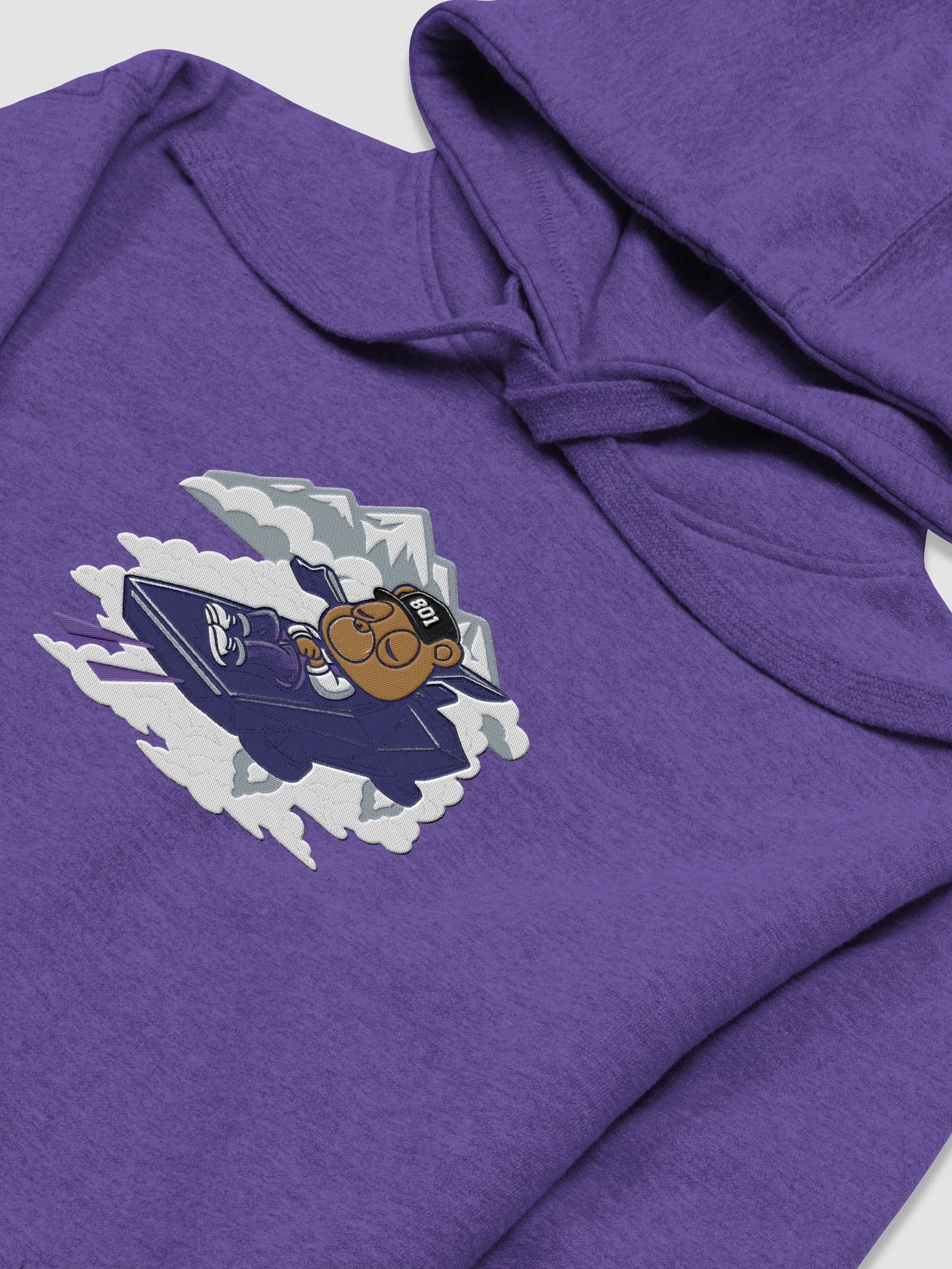 Carried Awaay – 801 Embroidered Hoodie product image (3)