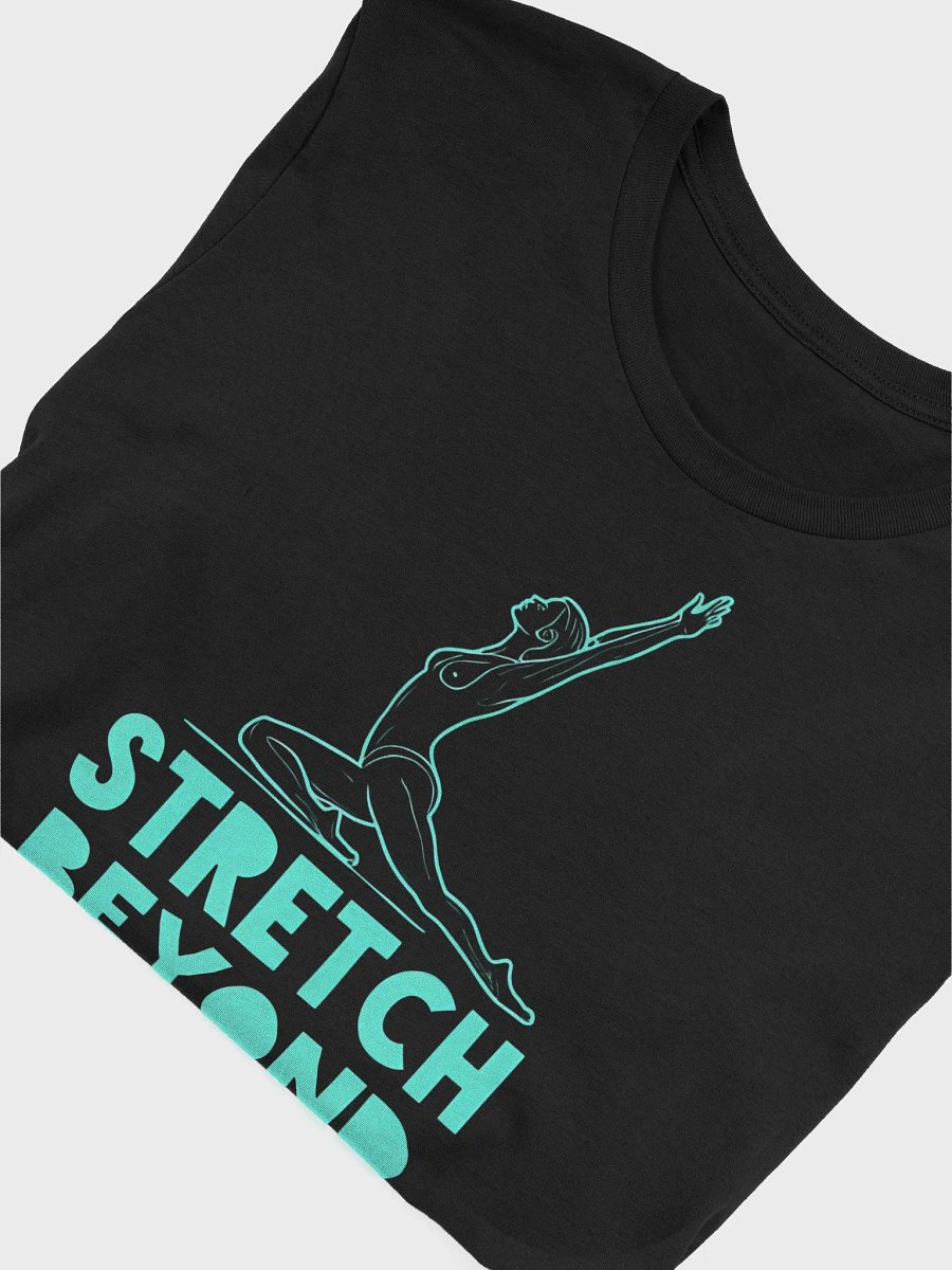 Stretch Beyond Anxiety T-Shirt – Motivational Yoga Tee for Mental Health Awareness | Overcome Stress & Find Inner Peace product image (5)