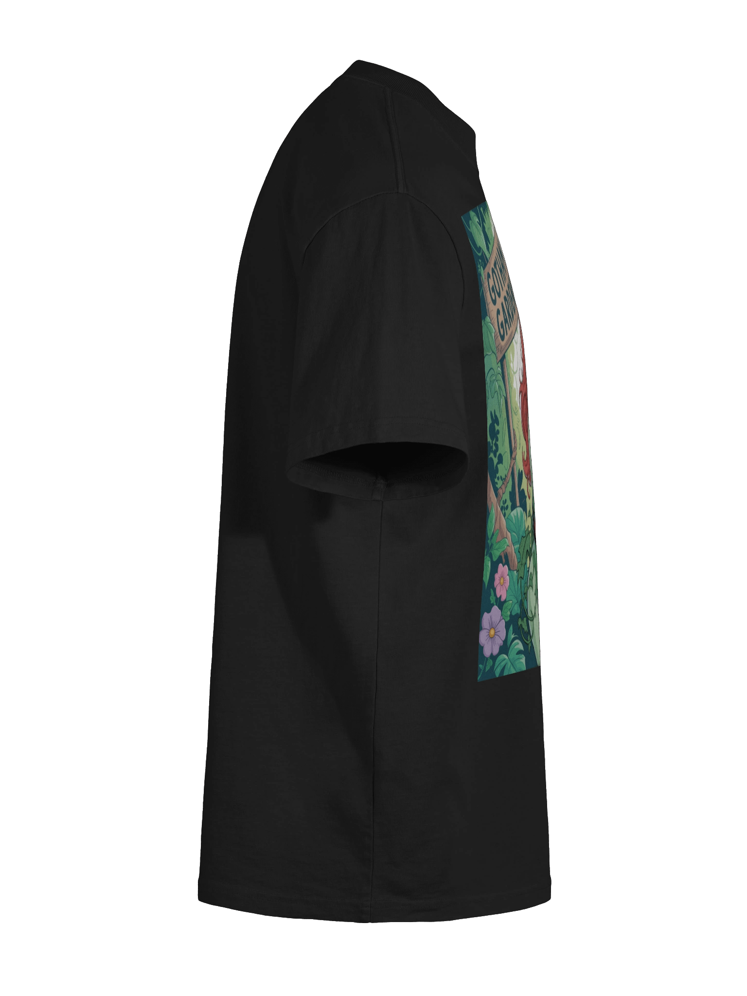 Gotham Gardens Embrace: Poison Ivy & Harley Quinn Verdant Vortex Oversized Faded Unisex T-Shirt product image (11)
