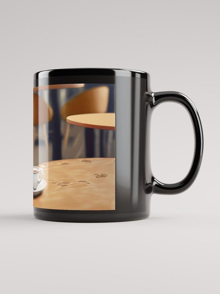 Simply Sophisticated: Black Glossy Mug with French Bulldog Silhouette product image (2)