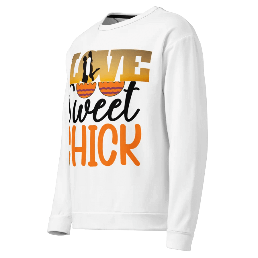 Love Chick Unisex All-Over Print Sweatshirt product image (3)