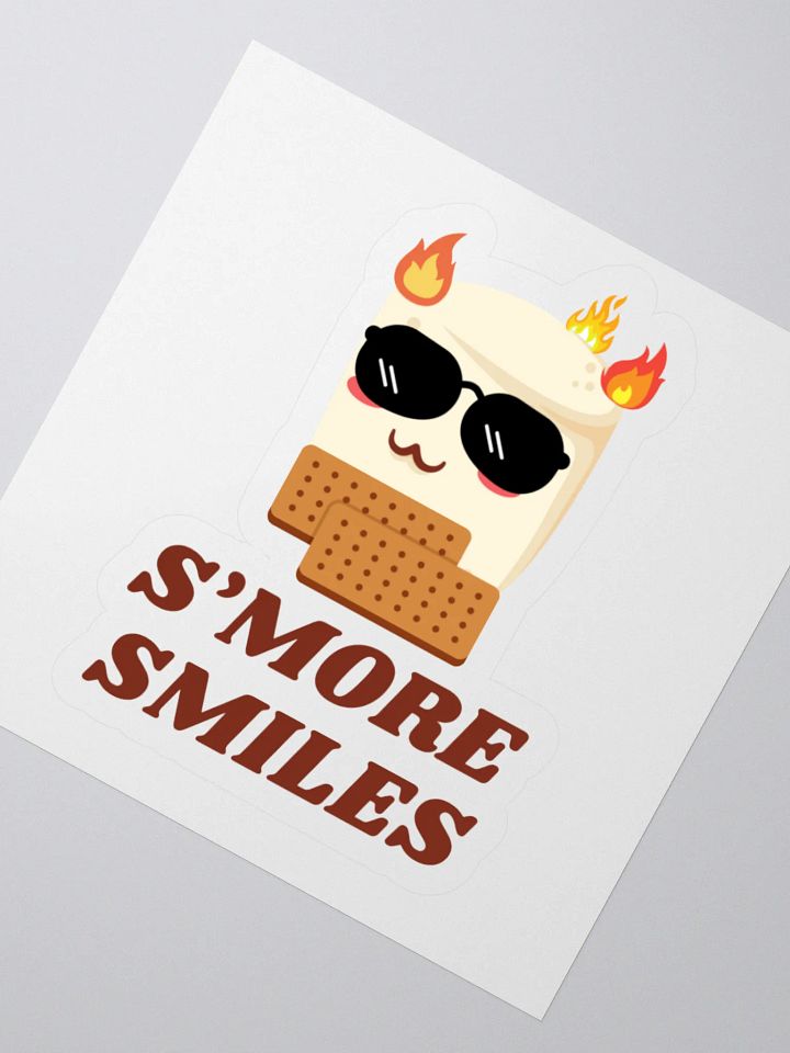 S’more Smiles — Cool Marshmallow Sticker product image (5)
