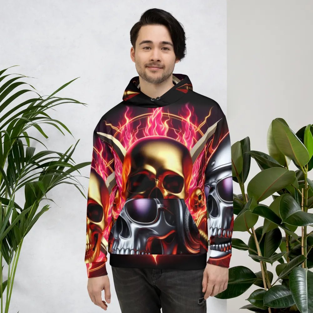 Reign of Fire - Unisex Skull Hoodie #39 product image (4)