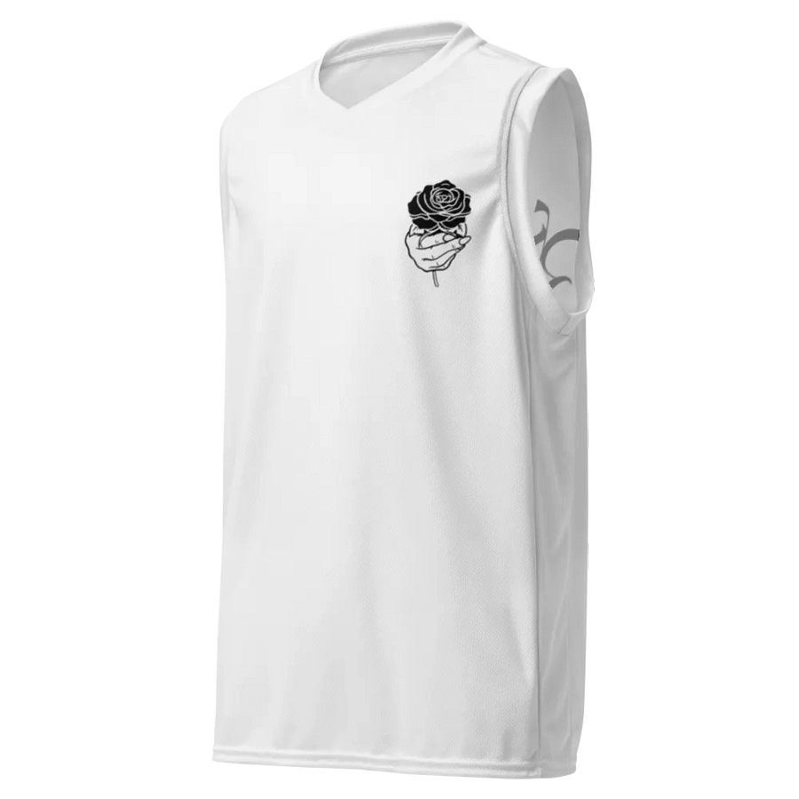 Black Rose Beauty Muscle Tank (White) product image (1)