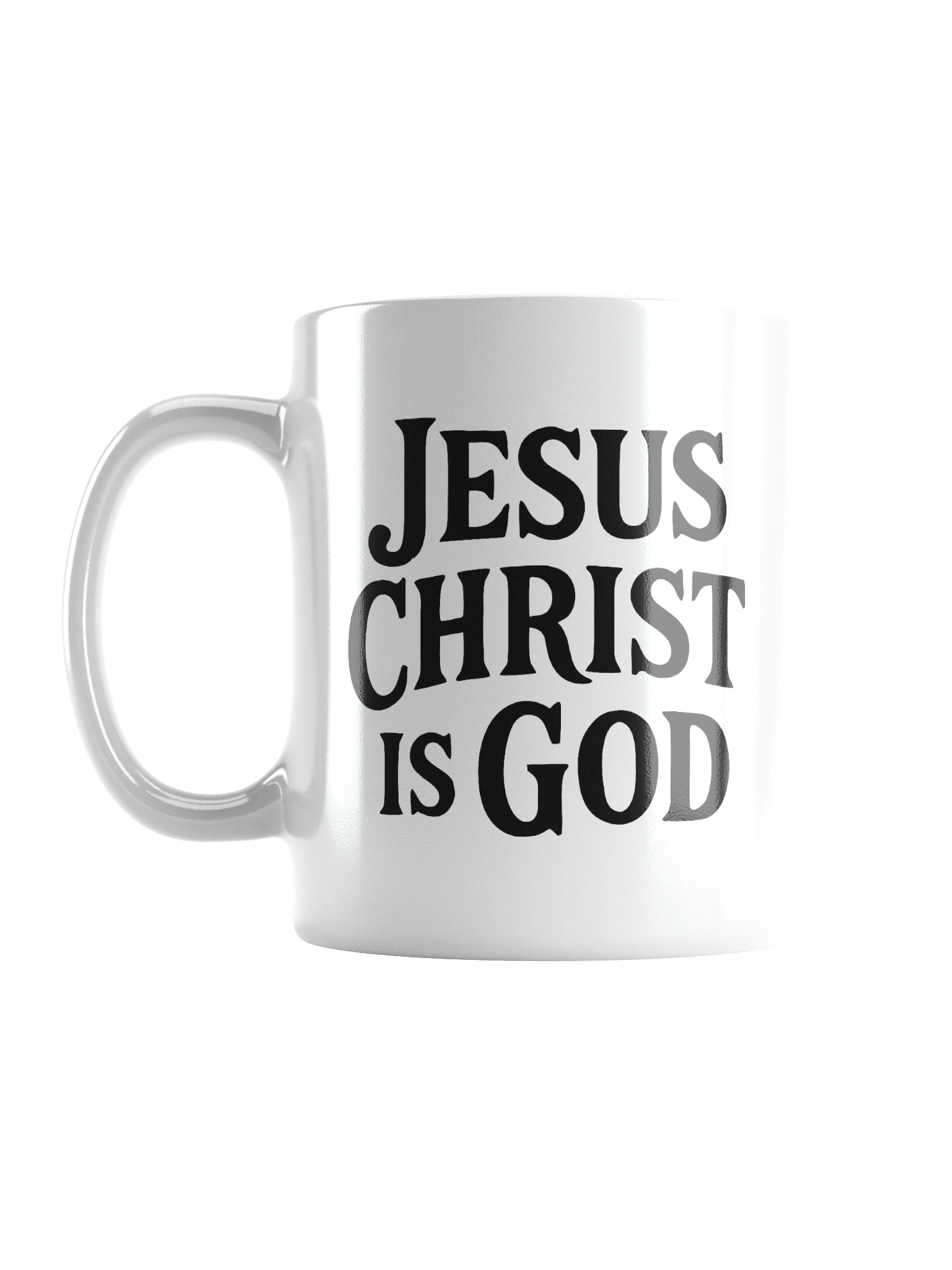 Jesus Christ Is God White Glossy Mug product image (1)