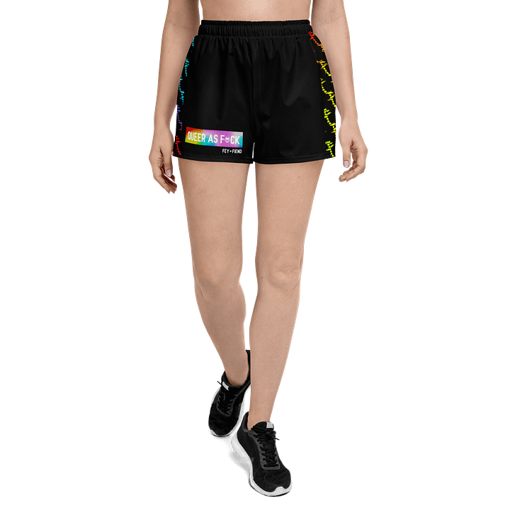 Queer As F*ck Athletic Shorts (Unisex) product image (2)