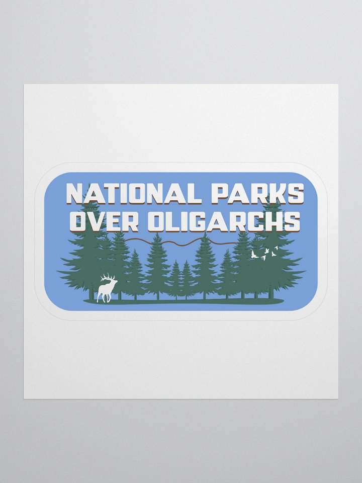 National Parks Over Oligarchs - Blue product image (1)