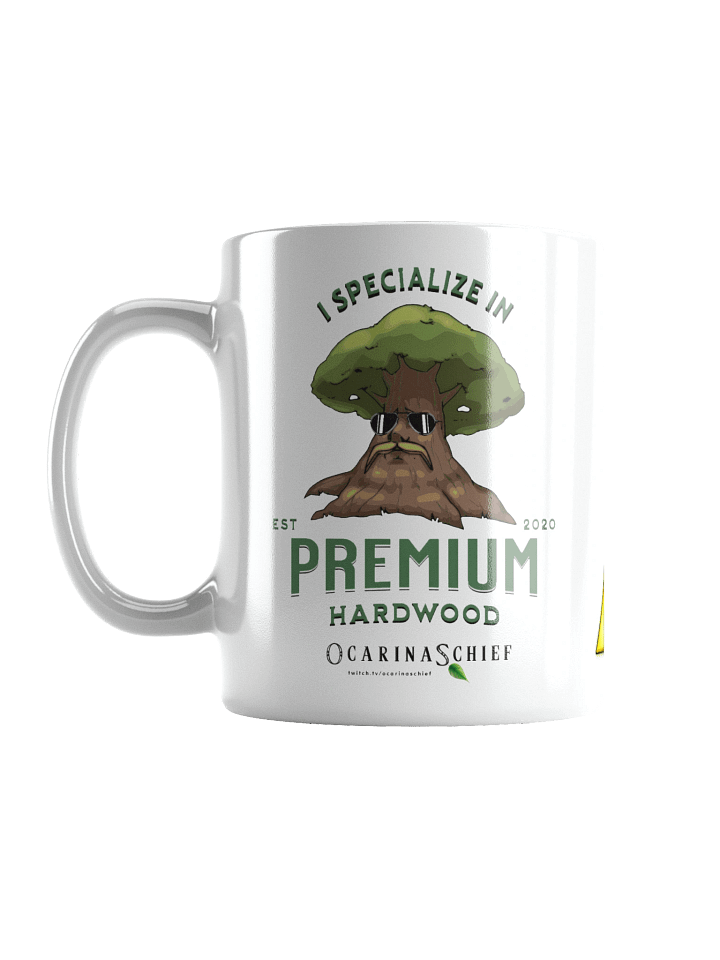 Premium Hardwood White Glossy Mug product image (1)