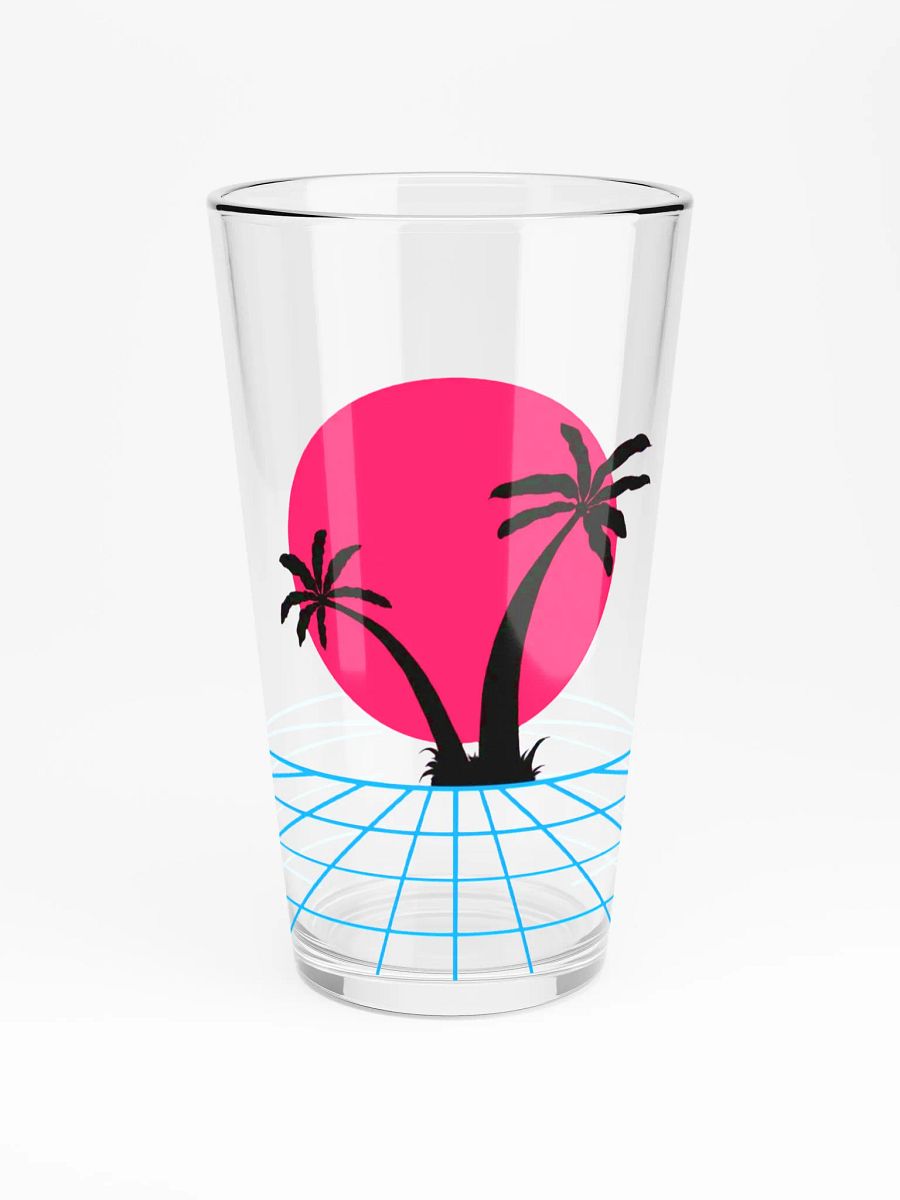 Retro Sunset Shaker Pint Glass product image (3)