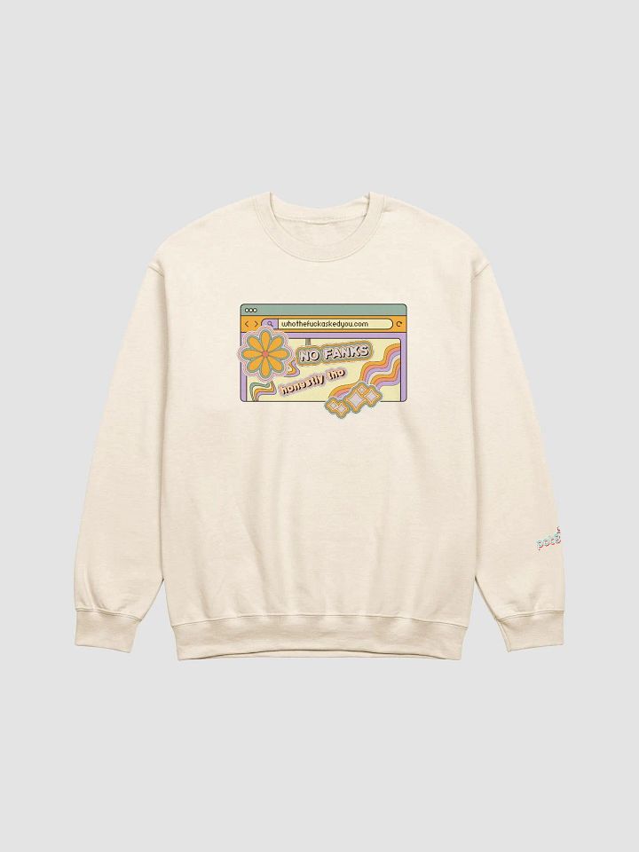 WHOTFASKEDYOU.COM classic sweatshirt product image (29)