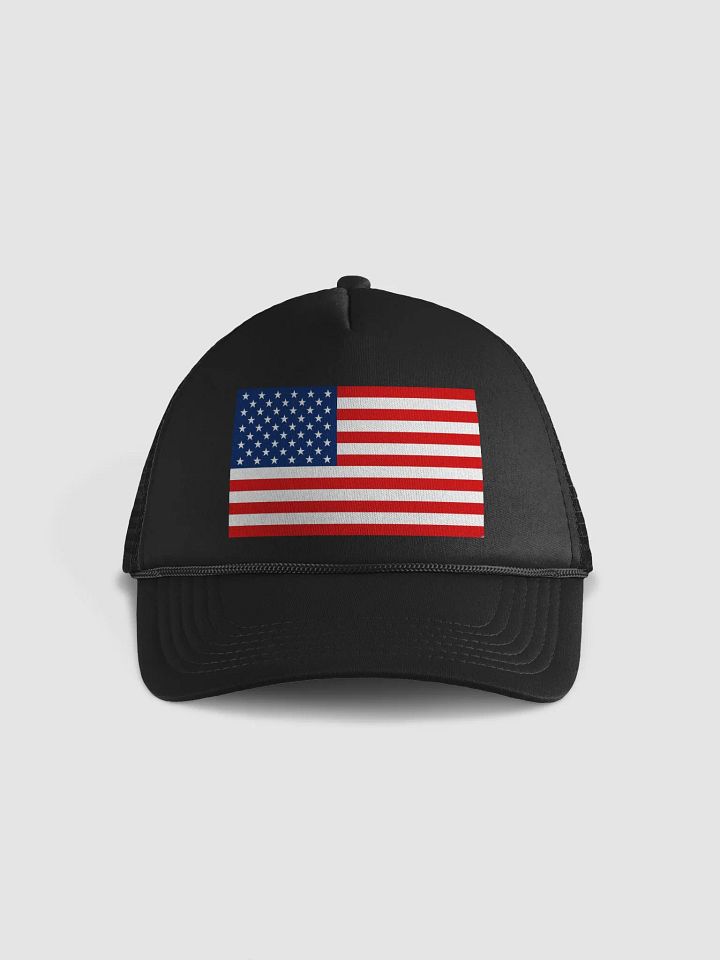 Stars & Stripes Foam Trucker Hat product image (1)