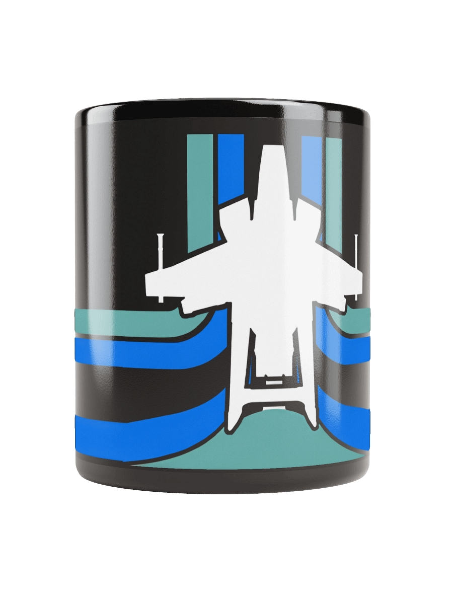 KeplerX Black Glossy Mug product image (1)