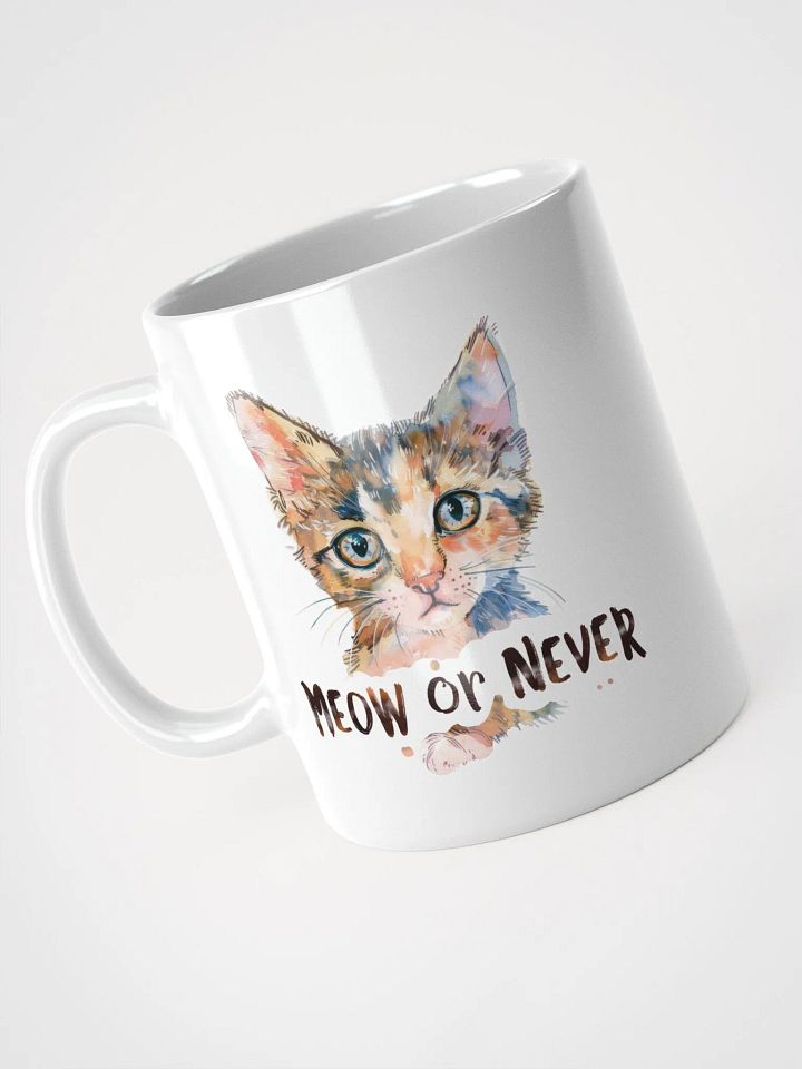 Meow or Never Kitten Mug product image (2)