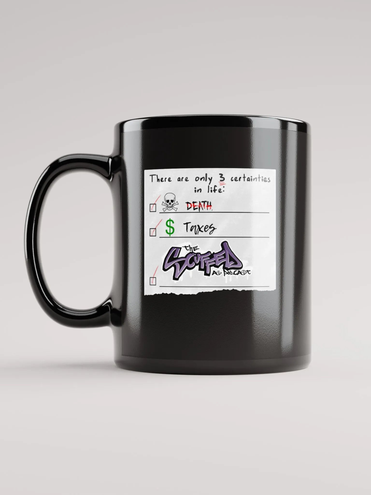 3 Certainties in Life Mug product image (11)