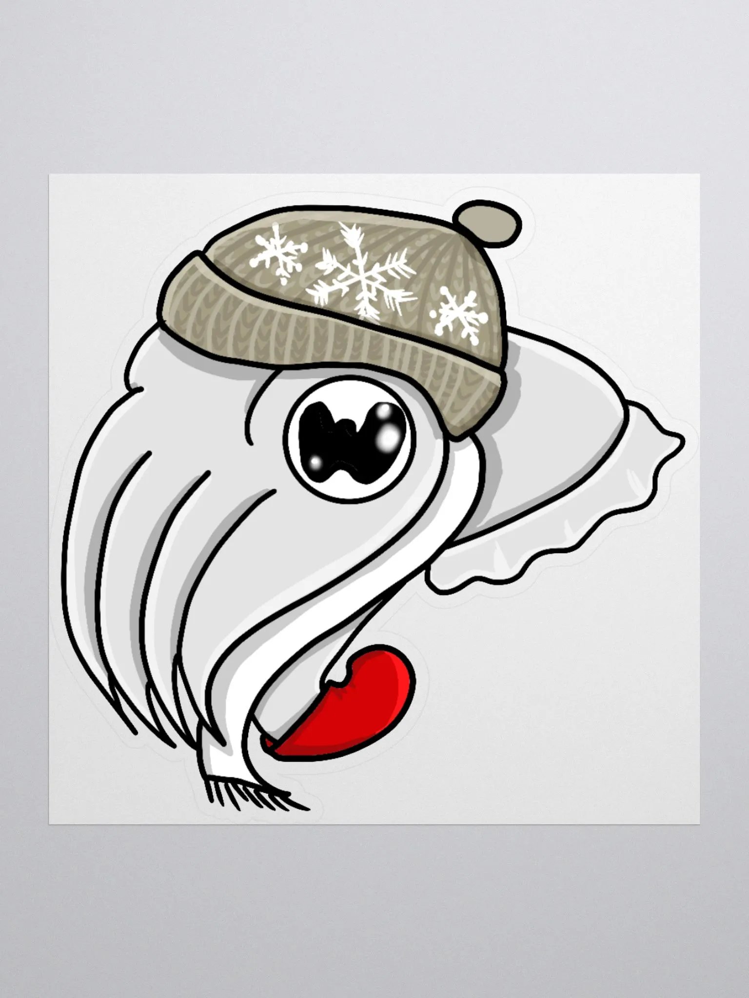 Winter Cuttlefish Sticker product image (1)