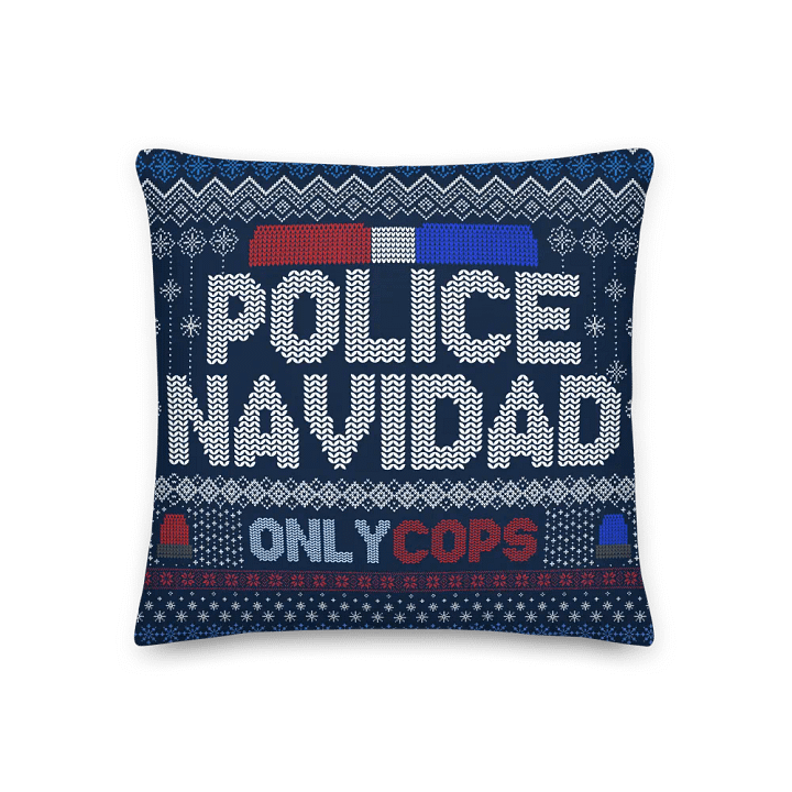 Police Navidad Pillow product image (3)