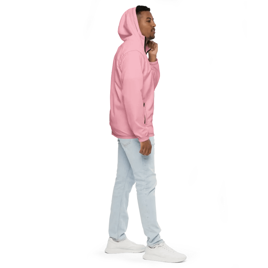 Plain Color Pink Windbreaker product image (5)