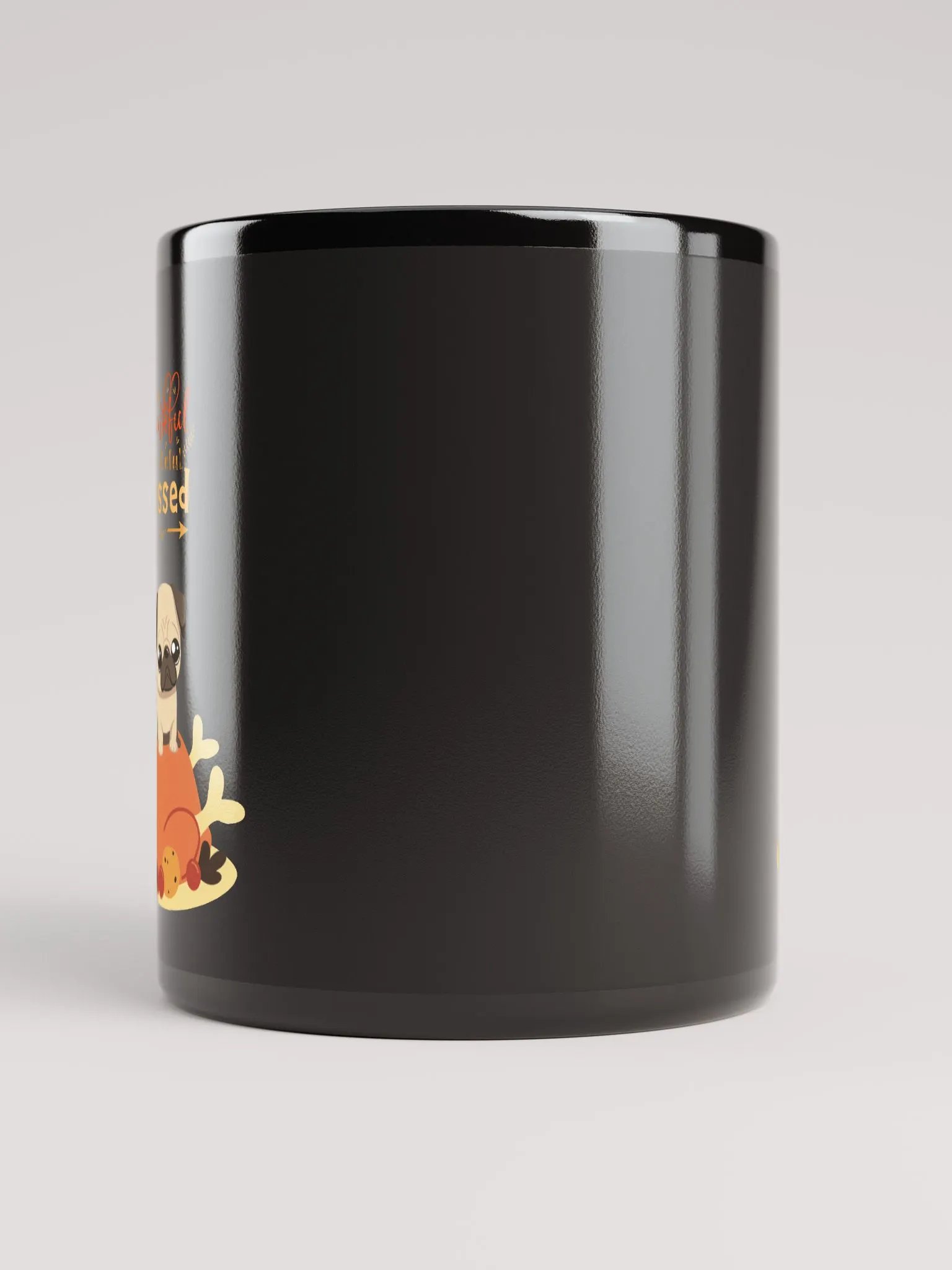Autumn Pug Thanksgiving Mug product image (5)