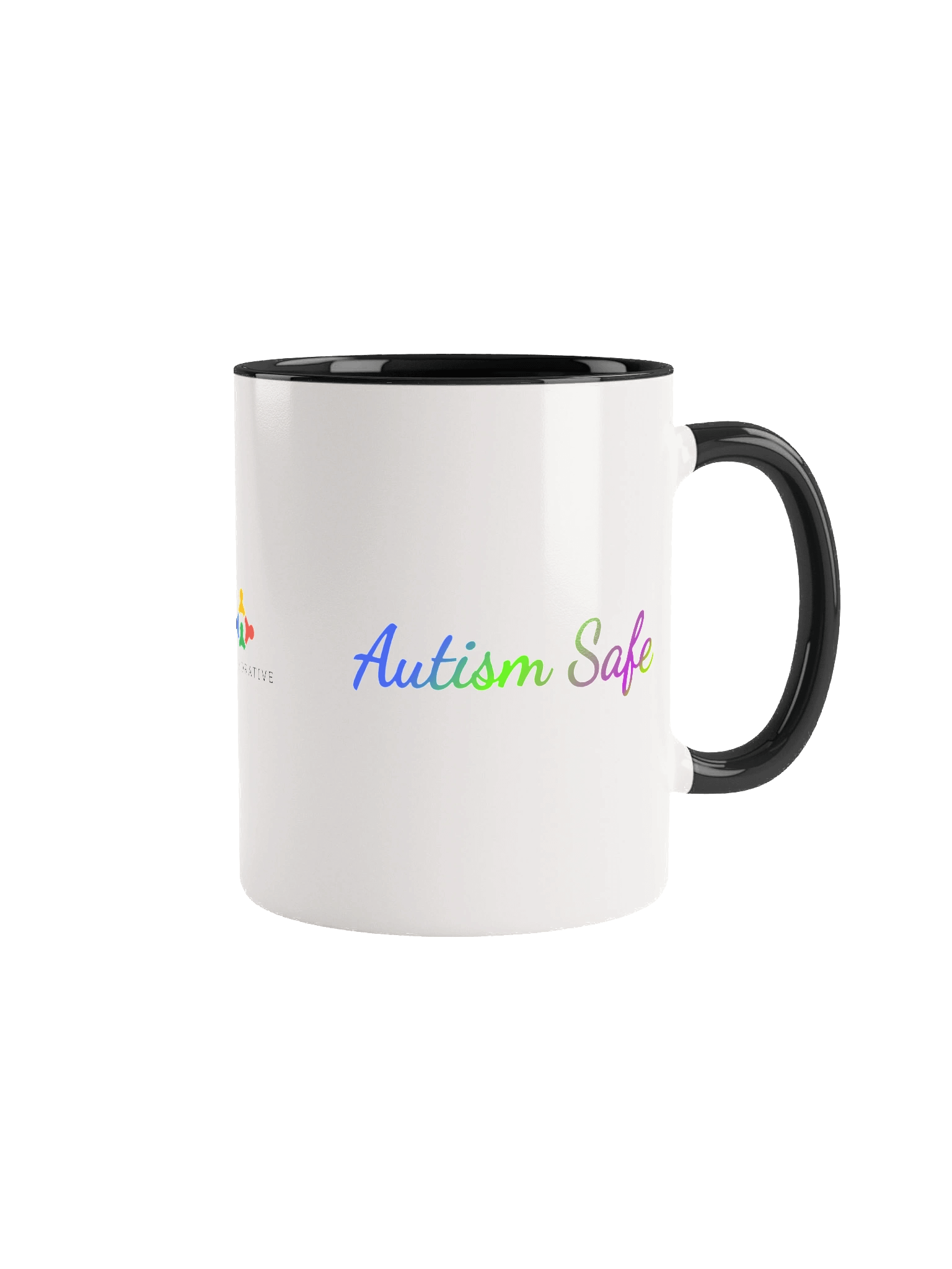 Autism Safe Rainbow Heart Ceramic Mug product image (11)