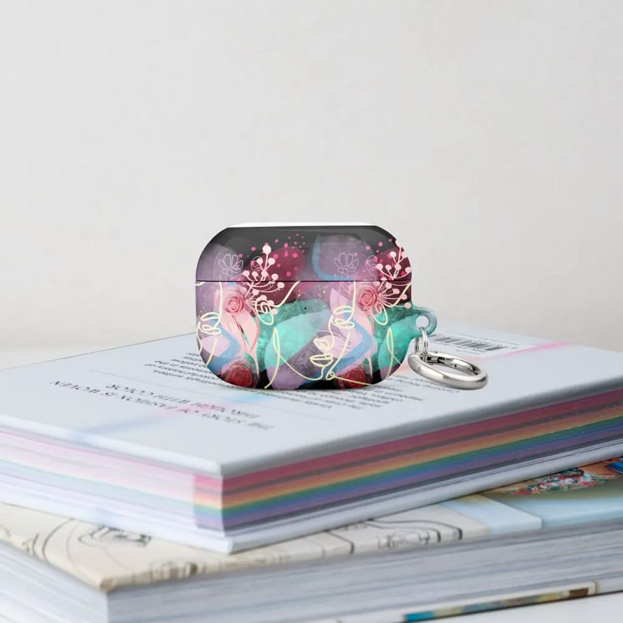 Floral Whirlwind AirPods® Case for the ladies girls teens who love music product image (51)