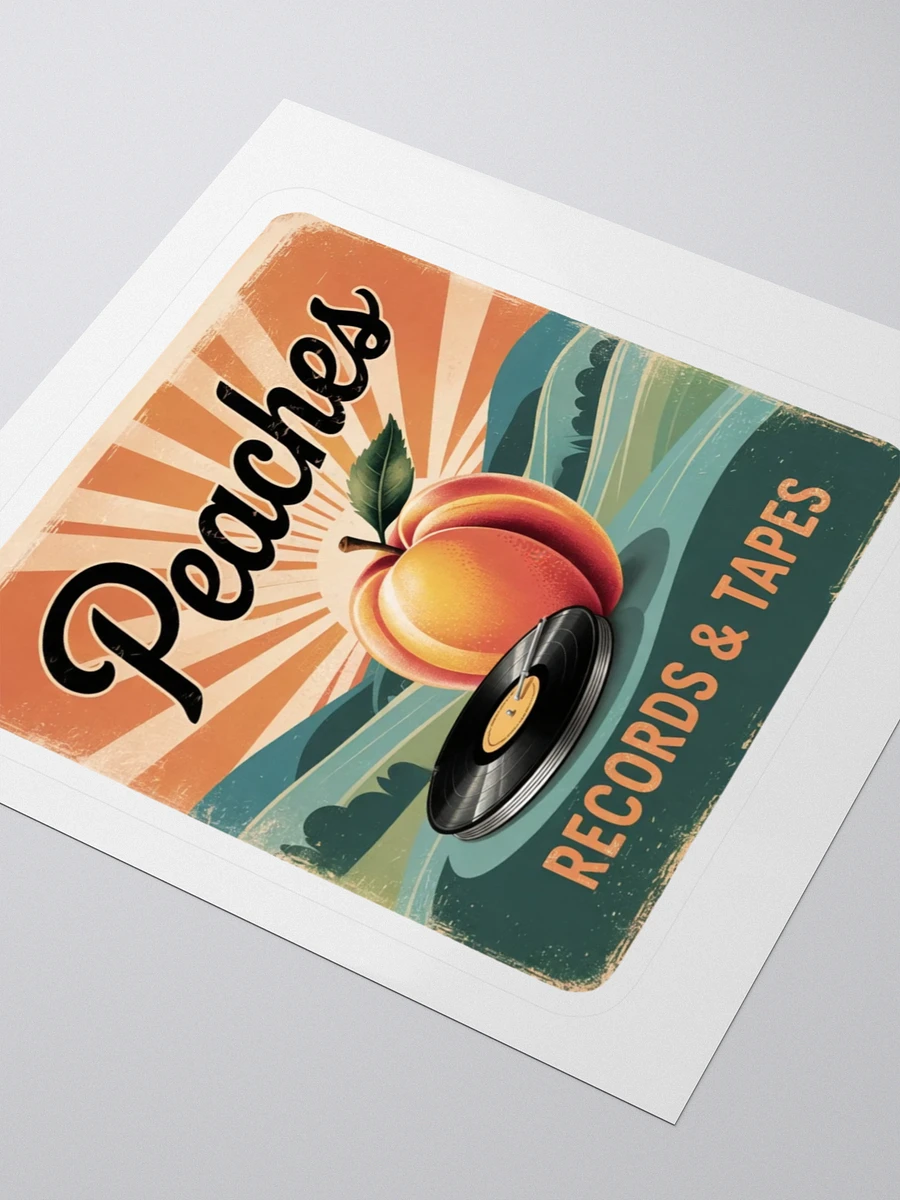 Peaches Records & Tapes Vinyl Sticker product image (3)