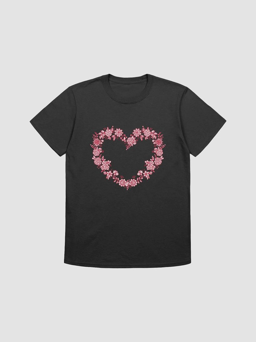 Red Floral Heart Women's T-Shirt product image (1)