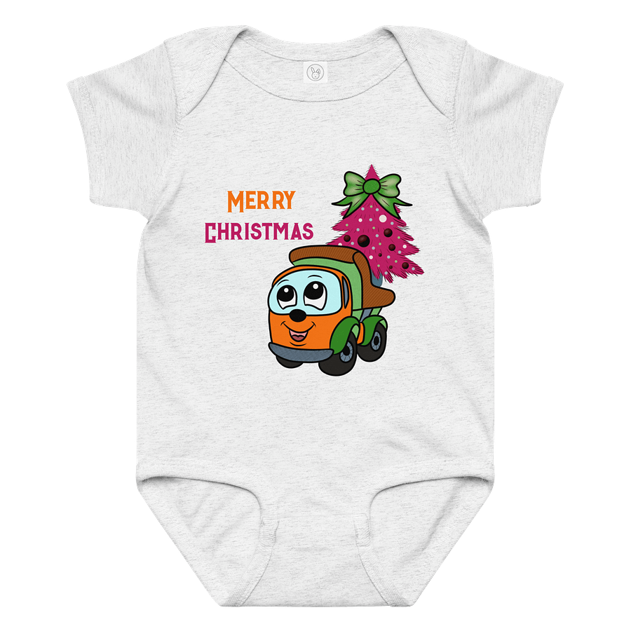 Merry Christmas Truck Baby Bodysuit product image (5)