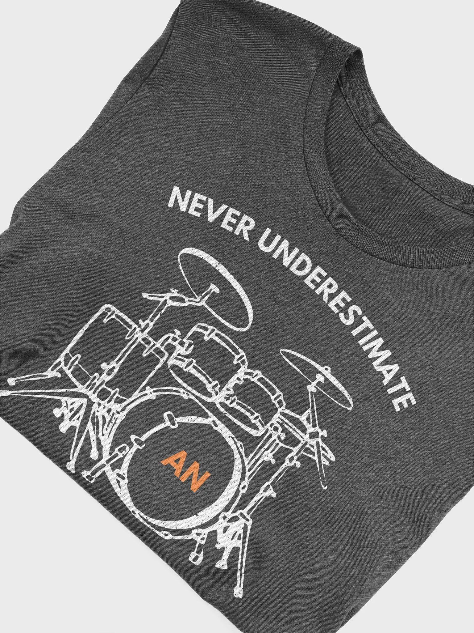 Never Underestimate An Old Man Drum Kit - Unisex T-shirt Bella Canvas 3001 product image (24)
