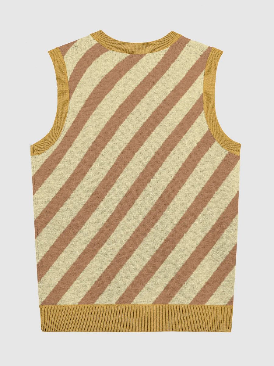 TeddyChan Stripe Vest - Yellow product image (9)