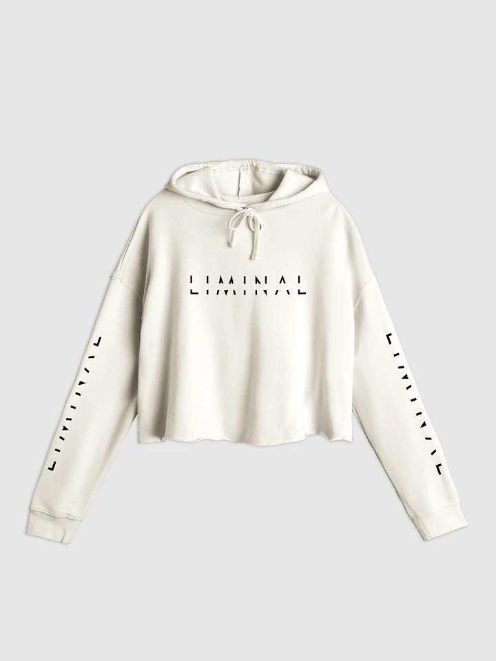 LIMINAL (black text)Cropped Hoodie product image (1)