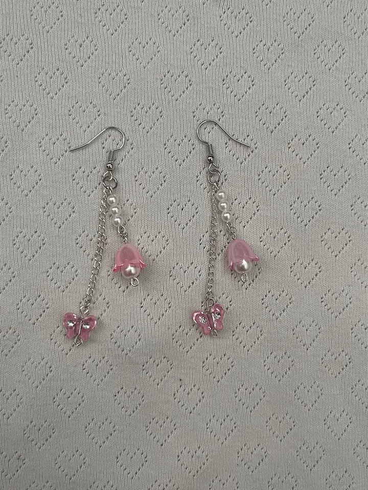 Pink Lilly Earrings product image (1)