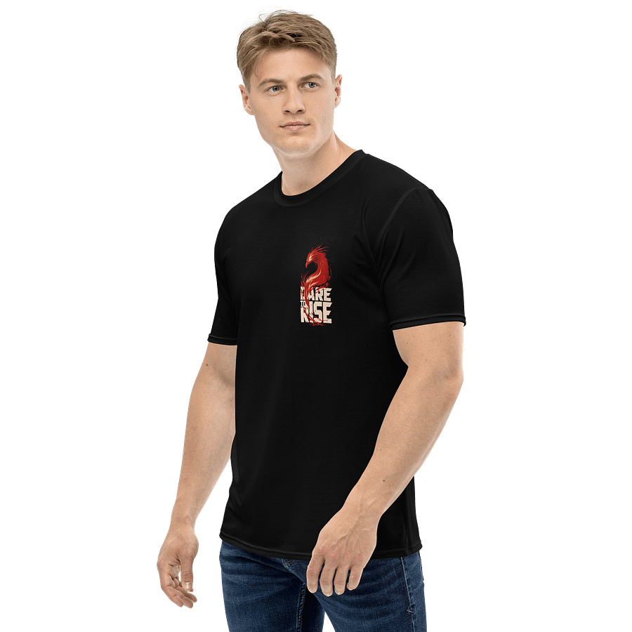 Dare To Rise - Men's Tee - Dual Print (Back and Pocket Front) product image (3)