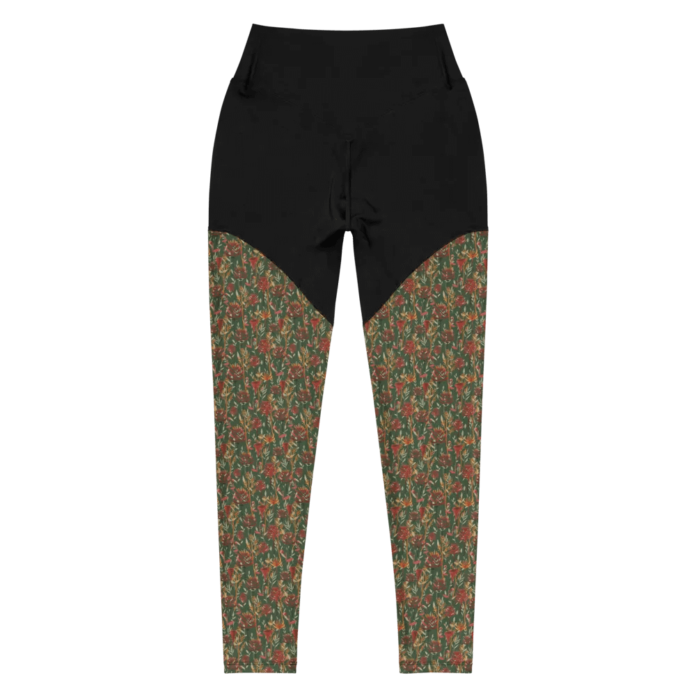 Brown All-Over Print Sports Leggings product image (6)