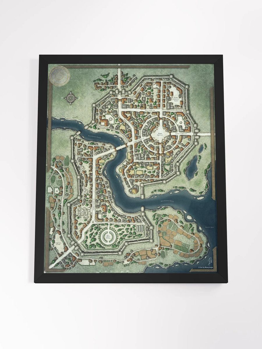 SHA'ALKHAR CITY FRAMED POSTER 16'' X 20'' product image (4)
