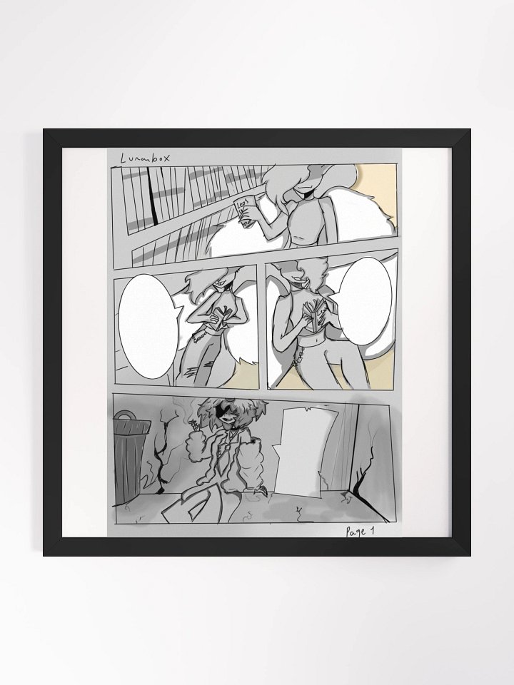 **LIMITED EDITION OF 20** Lunabox: Page 1 Teaser Print Framed Poster product image (1)