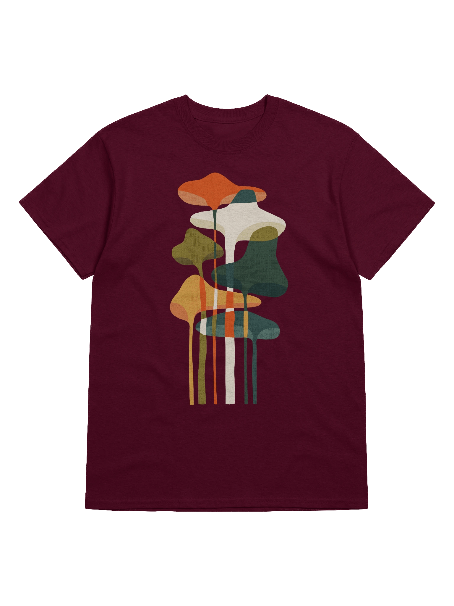 Wild mushrooms graphic t-shirt product image (17)