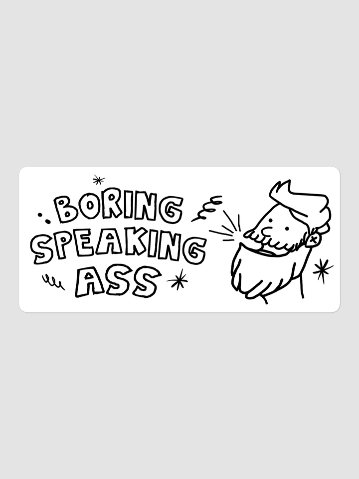 Boring Speaking Sticker product image (1)