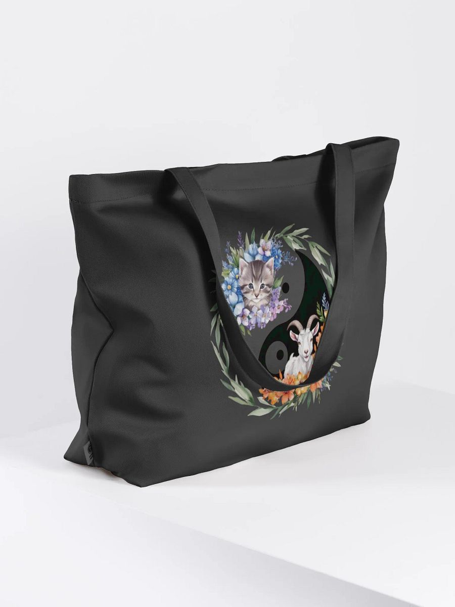 Yin-Yang Floral Harmony Tote product image (4)