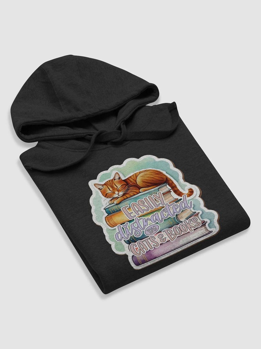 Cozy Cat & Books Hoodie product image (5)