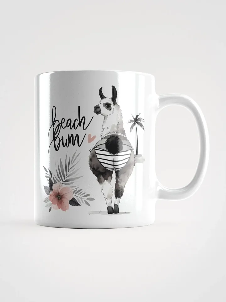 Beach Bum Bikini Llama Mug product image (1)