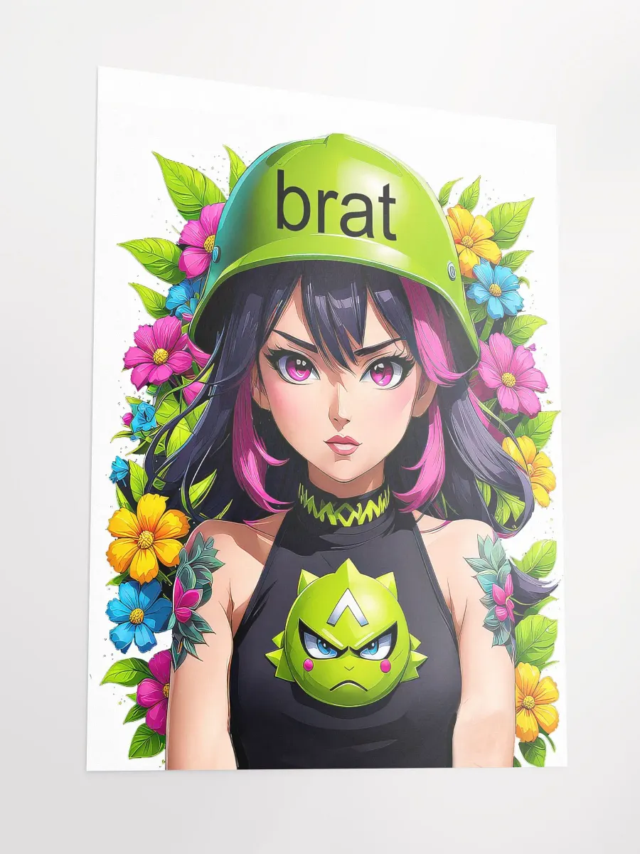 Brat Girl - Poster - White Background - Medium Size 18x24 Inches product image (3)