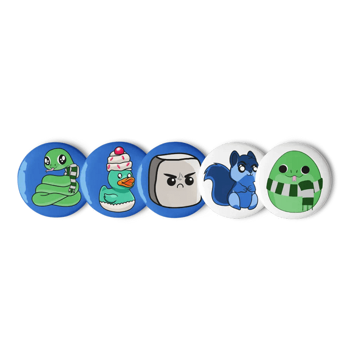 Bandit & Friends Button Pack product image (1)